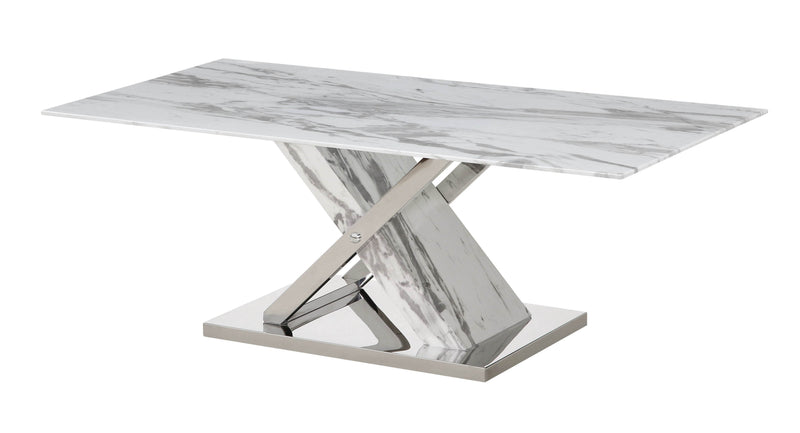 Global Furniture T1274 Light Grey Silver 3pc Coffee Table Set