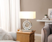 Glory Furniture White Table Lamp