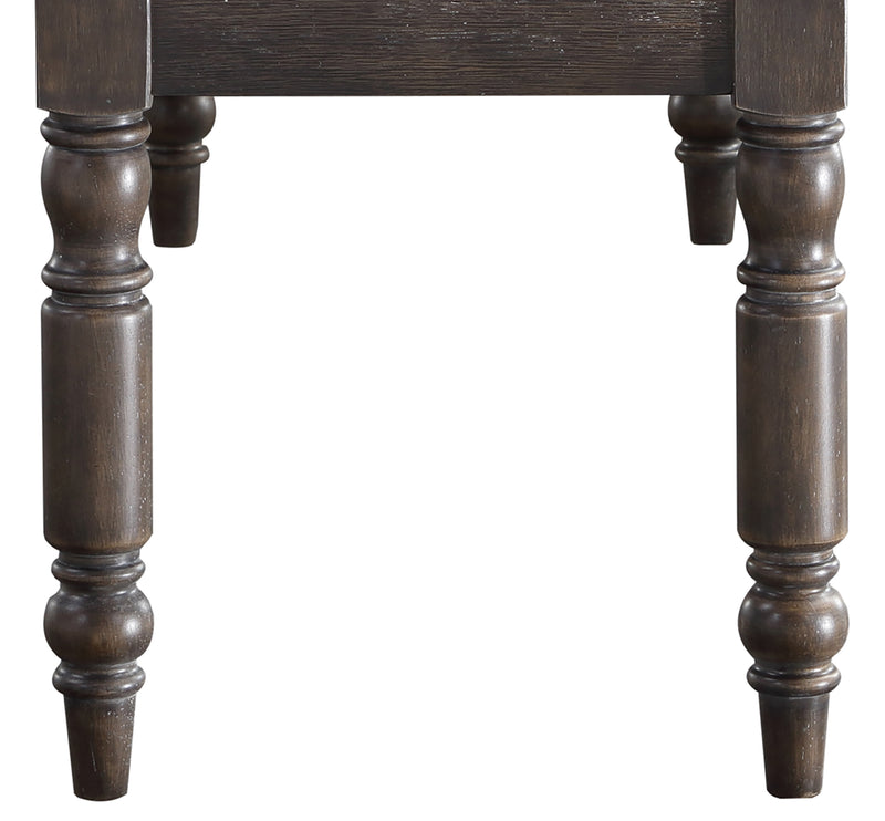 Steve Silver Hutchins Dusty Espresso Dining Bench