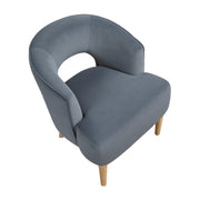 Home Elegance Dorset Dark Gray Accent Chair