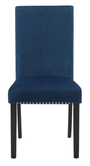 New Classic Furniture Celeste Black Blue 5pc Round Dining Room Set