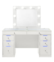 Crown Mark Luxo White Vanity SET with LED