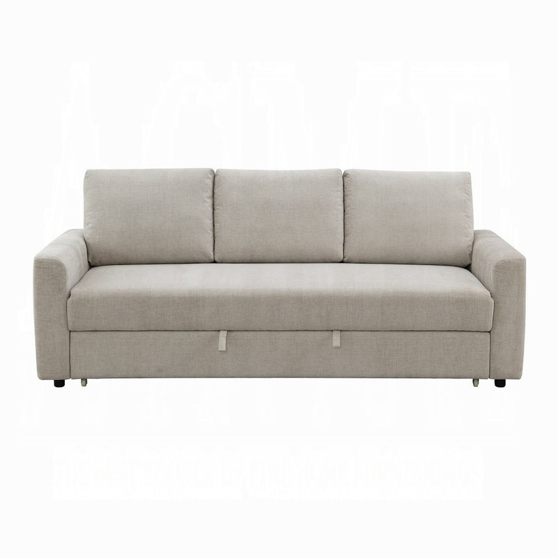 Acme Furniture Leira Beige Sleeper Sofa