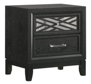 New Classic Furniture Obsidian Black Nightstand