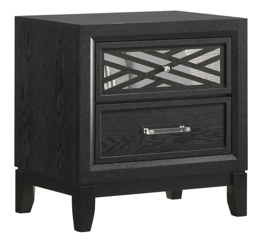 New Classic Furniture Obsidian Black Nightstand