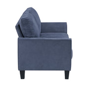 Home Elegance Aliana Blue Love Seat