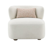 Acme Furniture Darius Beige Accent Chair with Pillow