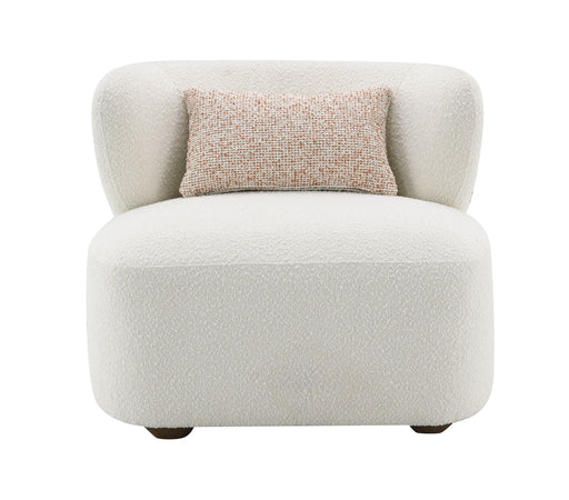 Acme Furniture Darius Beige Accent Chair with Pillow