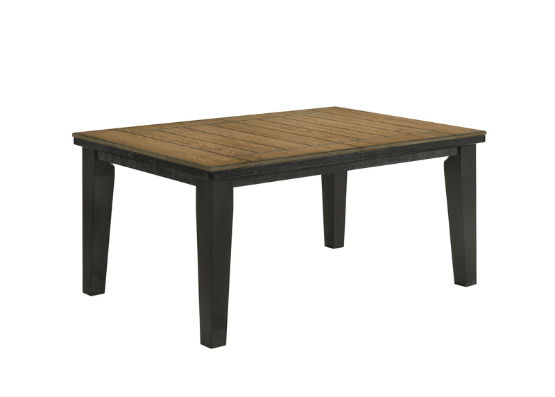 Crown Mark Bardstown Wheat Charcoal Dining Table