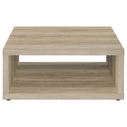 Coaster Furniture Frisco Dark Pine Brown Coffee Table
