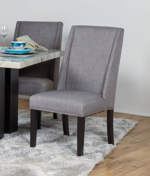 New Classic Furniture Faust Gray Black 5pc Dining Room Set