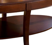 Steve Silver Troy Brown Cherry Cocktail Table