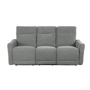 Home Elegance Edition Gray 2pc Power Living Room Set