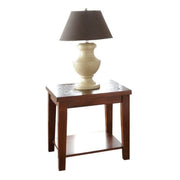 Steve Silver Davenport Brown Cherry Slate End Table