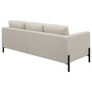 Coaster Furniture Tilly Oatmeal Upholstered Arms Sofa