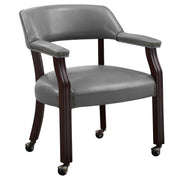 Steve Silver Tournament Cherry Gray Brown 5pc Game Dining Set