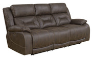 Steve Silver Aria Saddle Brown Power Recliner Sofa