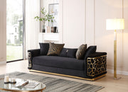 Glory Furniture Talia Black Sofa