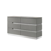 New Classic Furniture Paradox White Dresser And Mirror