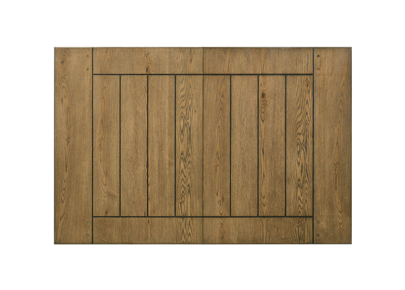 Crown Mark Bardstown Wheat Charcoal Dining Table