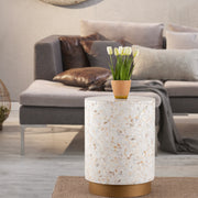 Galaxy Home Luxe Ivory 3pc Coffee Table Set