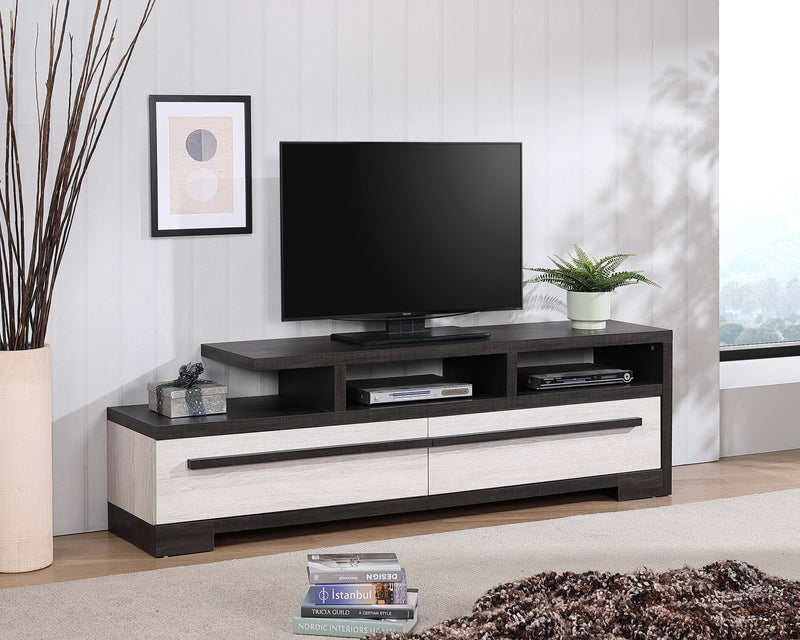 Crown Mark Remington Chalk Ebony TV Stand