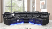 Galaxy Home Lacrosse Gray Reclining Sectional
