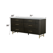 Acme Furniture Clayten White Espresso Dresser