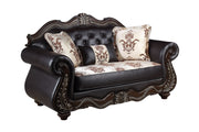 New Classic Furniture Maximus Brown Loveseat