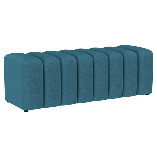 Coaster Furniture Summer Peacock Blue Accent Bench
