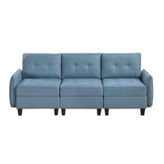 Home Elegance Garren Blue Sofa