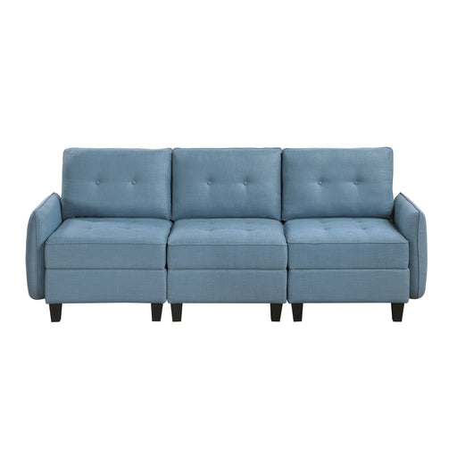Home Elegance Garren Blue Sofa