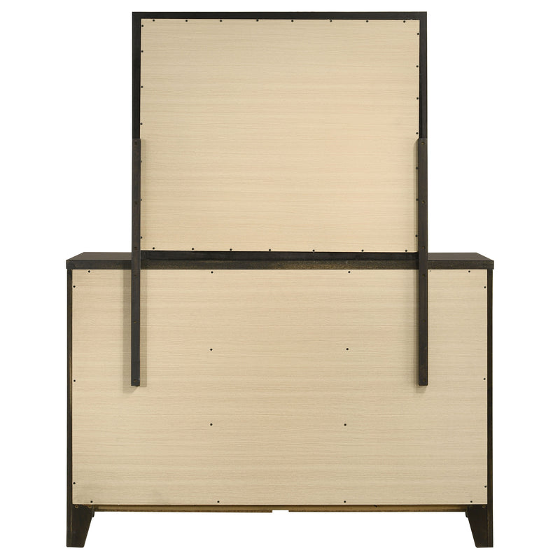 Coaster Furniture Wilkes Dark Cocoa Brown Dresser and Mirror