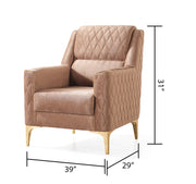 Galaxy Home Luna Ivory Chair