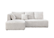 Acme Furniture Manya Cream Sectional Sofa