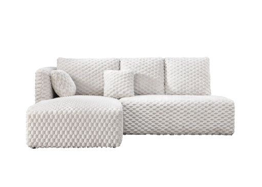 Acme Furniture Manya Cream Sectional Sofa