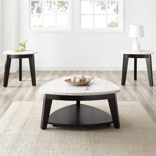 Steve Silver Francis White Cherry Cocktail Table