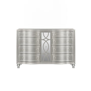 New Classic Furniture Reflections Silver Dresser and Mirror