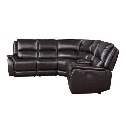 Steve Silver Alexandria Charcoal 6pc Power Sectional