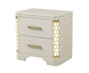 Galaxy Home Jasmine Beige Wood Night Stand