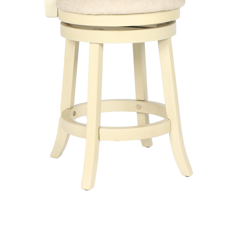 New Classic Furniture York White 24 Inch Counter Stool