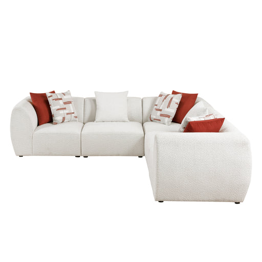 Home Elegance Franz Beige 5pc Modular Sectional