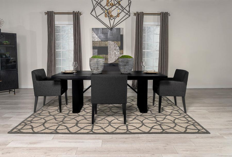 Coaster Furniture Catherine Black 5pc Dining Room Set