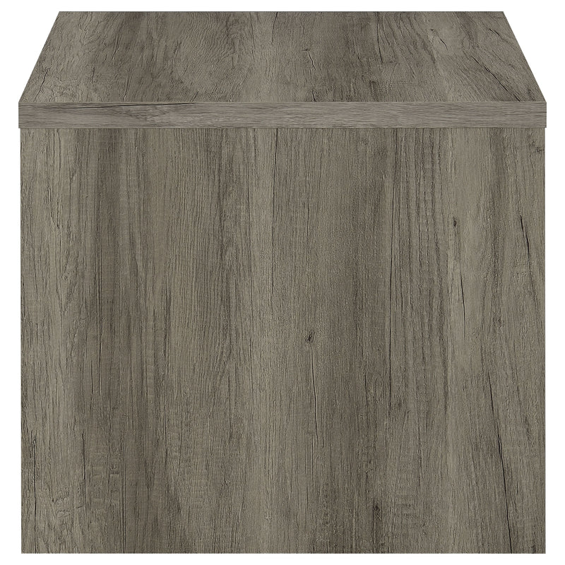 Coaster Furniture Felix Grey Driftwood 1 Drawer End Table