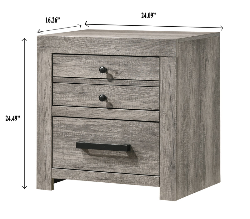 Crown Mark Tundra Night Stand