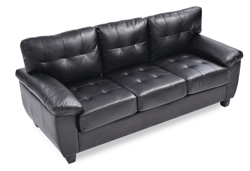 Glory Furniture Gallant Cappuccino Faux Leather Sofa