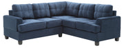 Glory Furniture Sandridge Navy Blue Sectional