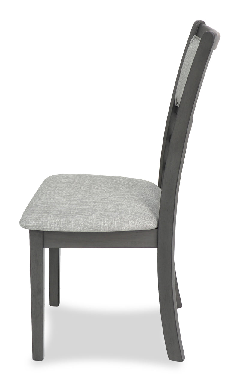 New Classic Furniture Mitchell Gray 5pc Dining Set