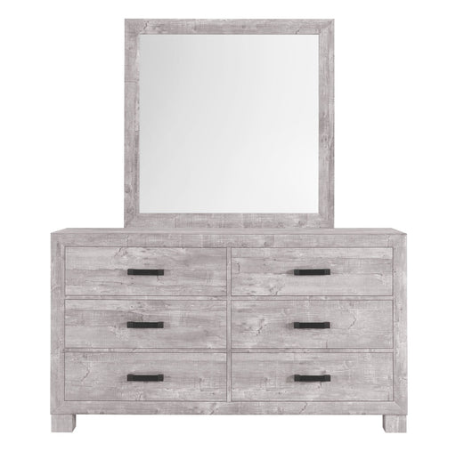 Global Furniture Nolan Grey Dresser and Mirror