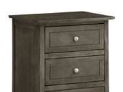 Glory Furniture Daniel Silver Champagne 3 Drawers Nightstand
